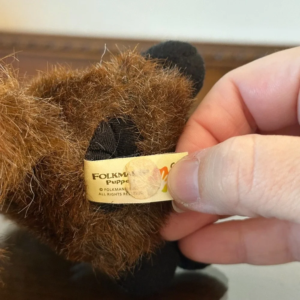 Folkmanis Mini Red Squirrel Finger Puppet Plush Soft‎ Toy Play